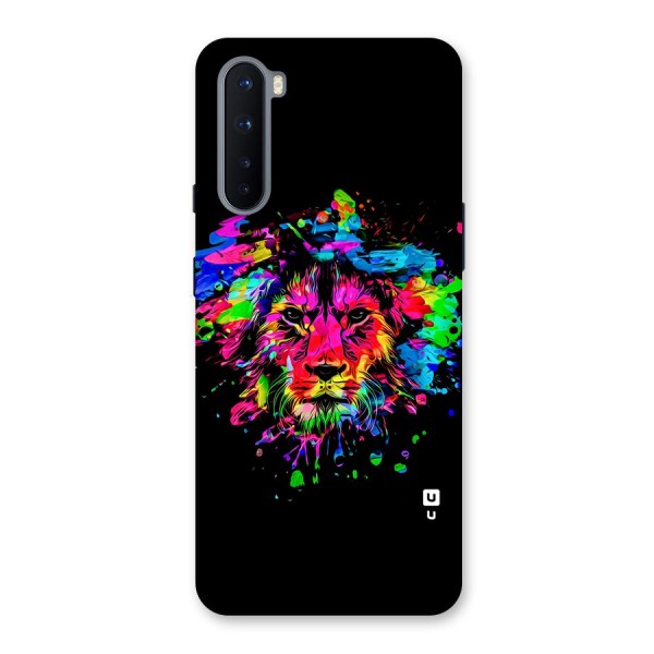Artistic Lion Art Splash Back Case for OnePlus Nord