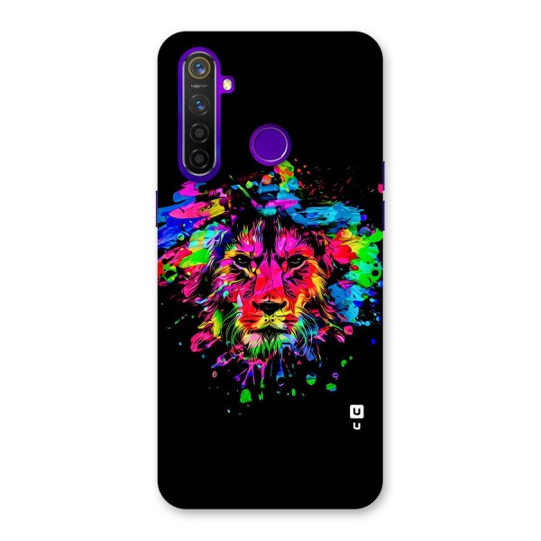 Artistic Lion Art Splash Back Case for Realme 5 Pro