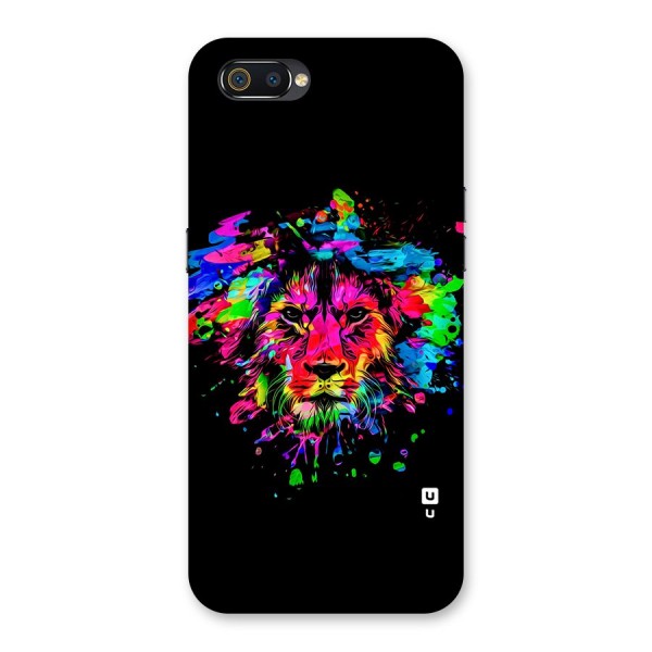 Artistic Lion Art Splash Back Case for Realme C2