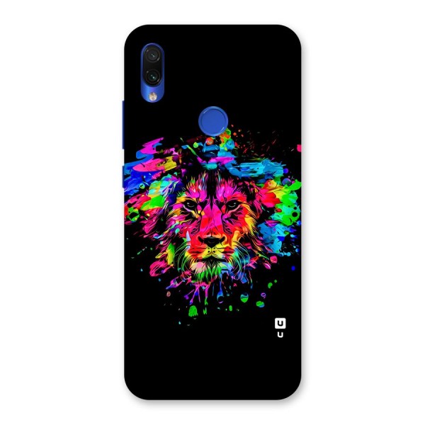 Artistic Lion Art Splash Back Case for Redmi Note 7S