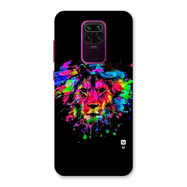 Artistic Lion Art Splash Back Case for Redmi Note 9