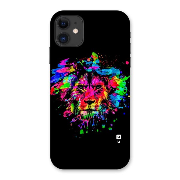 Artistic Lion Art Splash Back Case for iPhone 11