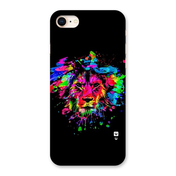 Artistic Lion Art Splash Back Case for iPhone 8