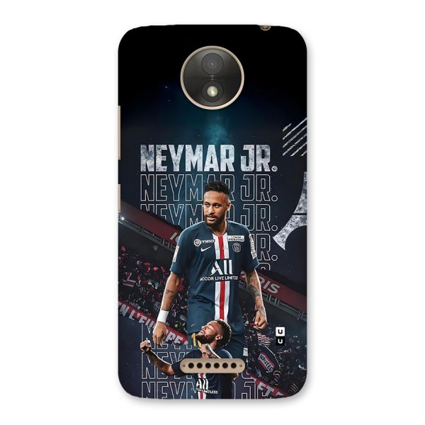 Artistic Striker Back Case for Moto C Plus