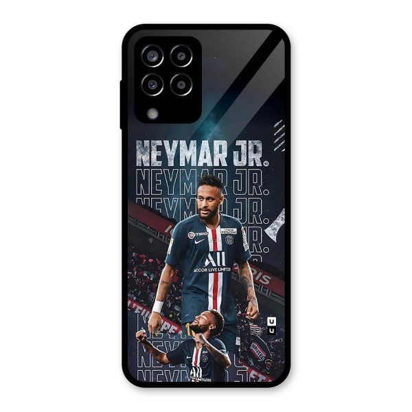 Artistic Striker Glass Back Case for Galaxy M33