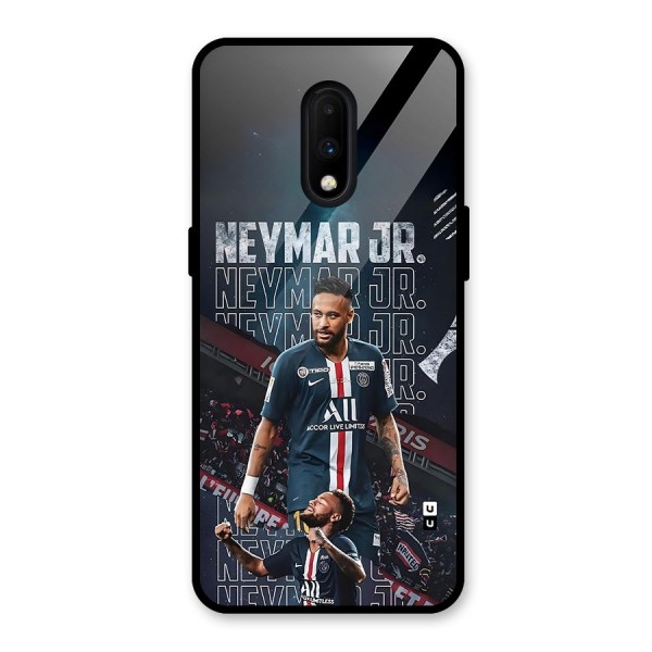 Artistic Striker Glass Back Case for OnePlus 7