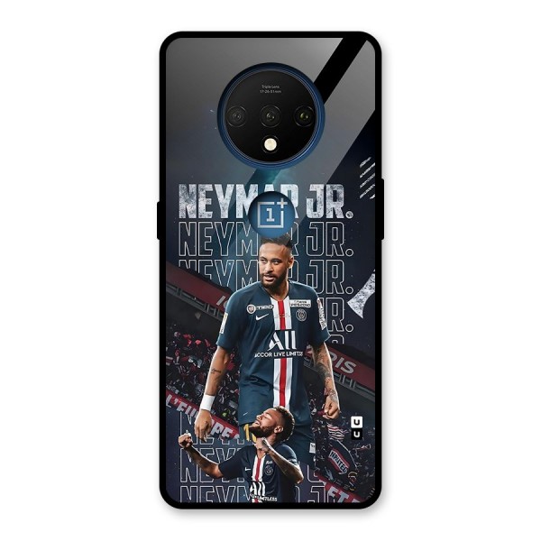 Artistic Striker Glass Back Case for OnePlus 7T