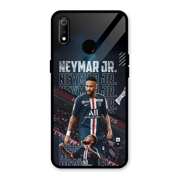 Artistic Striker Glass Back Case for Realme 3