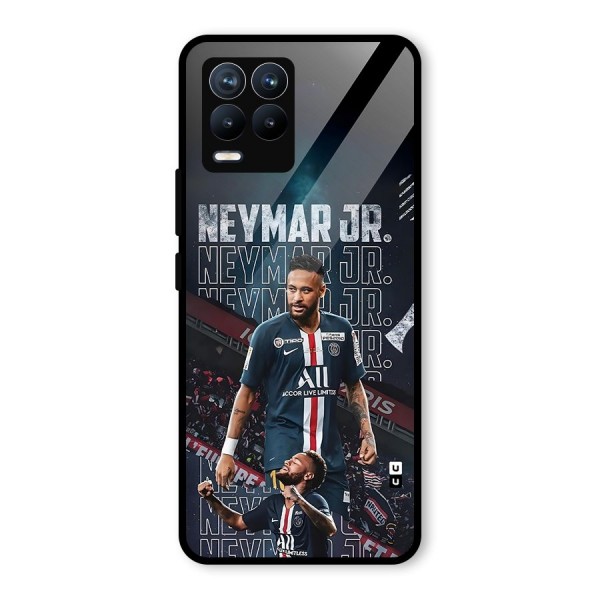 Artistic Striker Glass Back Case for Realme 8 Pro