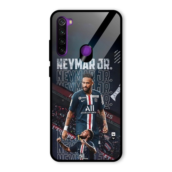 Artistic Striker Glass Back Case for Redmi Note 8