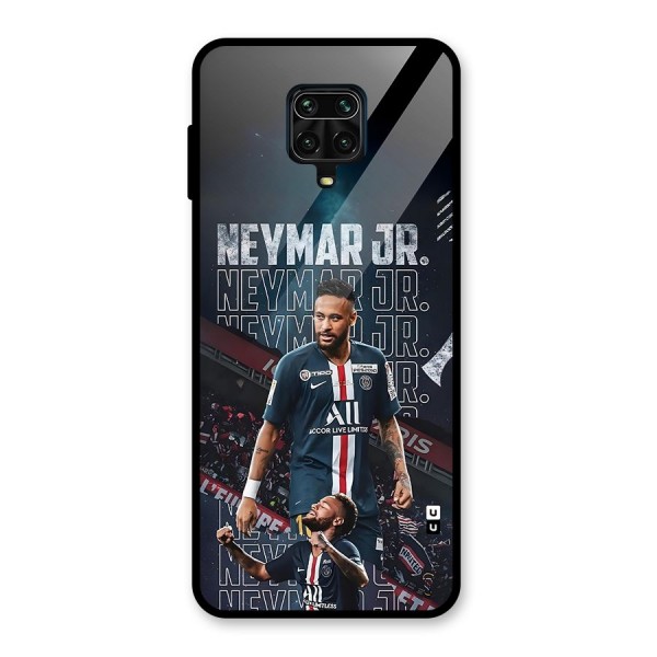 Artistic Striker Glass Back Case for Redmi Note 9 Pro Max