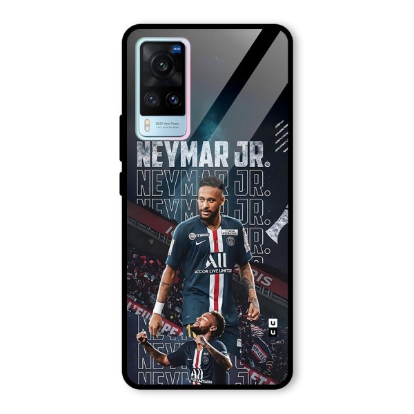 Artistic Striker Glass Back Case for Vivo X60