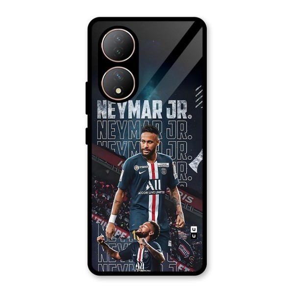 Artistic Striker Glass Back Case for Vivo Y100A