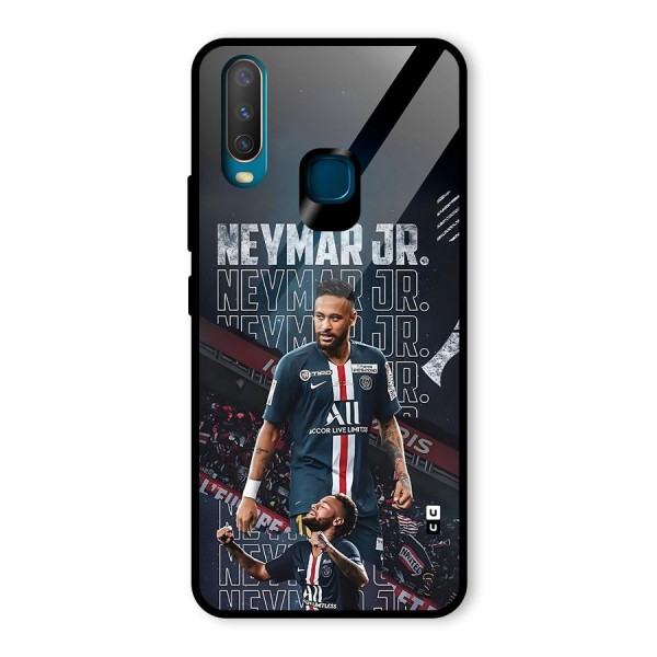 Artistic Striker Glass Back Case for Vivo Y15