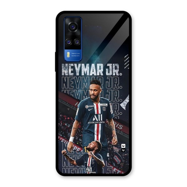 Artistic Striker Glass Back Case for Vivo Y51A