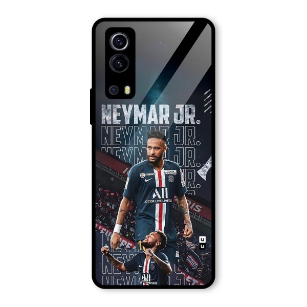 Artistic Striker Glass Back Case for Vivo iQOO Z3