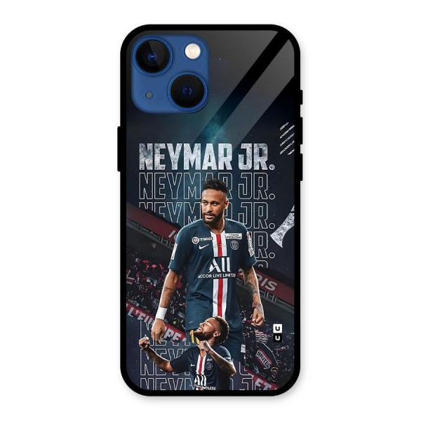 Artistic Striker Glass Back Case for iPhone 13 Mini