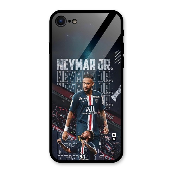 Artistic Striker Glass Back Case for iPhone SE 2022