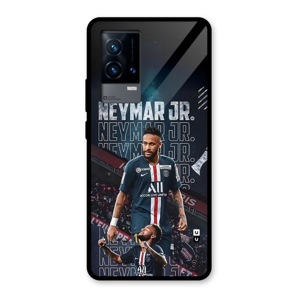 Artistic Striker Glass Back Case for iQOO 9 5G