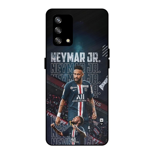 Artistic Striker Metal Back Case for Oppo F19s