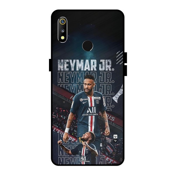Artistic Striker Metal Back Case for Realme 3