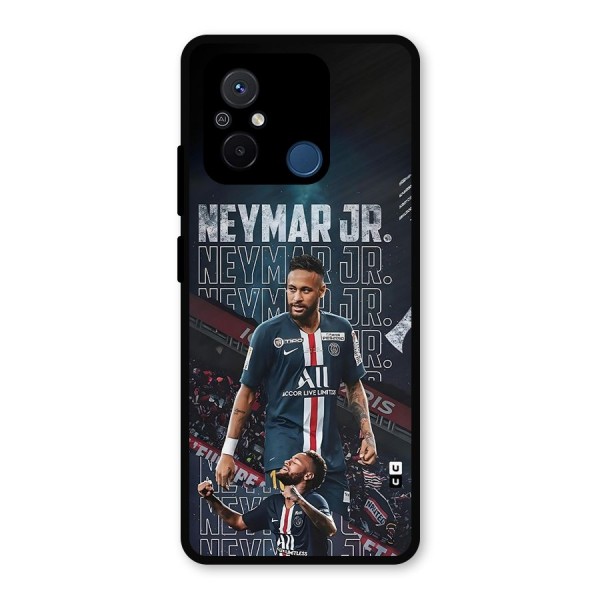 Artistic Striker Metal Back Case for Redmi 12C