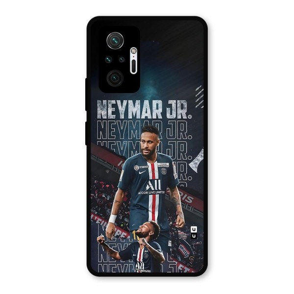 Artistic Striker Metal Back Case for Redmi Note 10 Pro