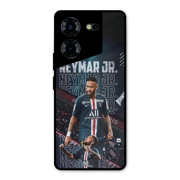 Artistic Striker Metal Back Case for Tecno Pova 5 Pro 5G