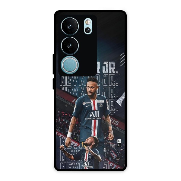 Artistic Striker Metal Back Case for Vivo V29