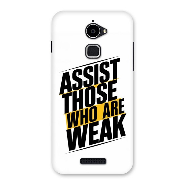 Assist Weak Back Case for Coolpad Note 3 Lite