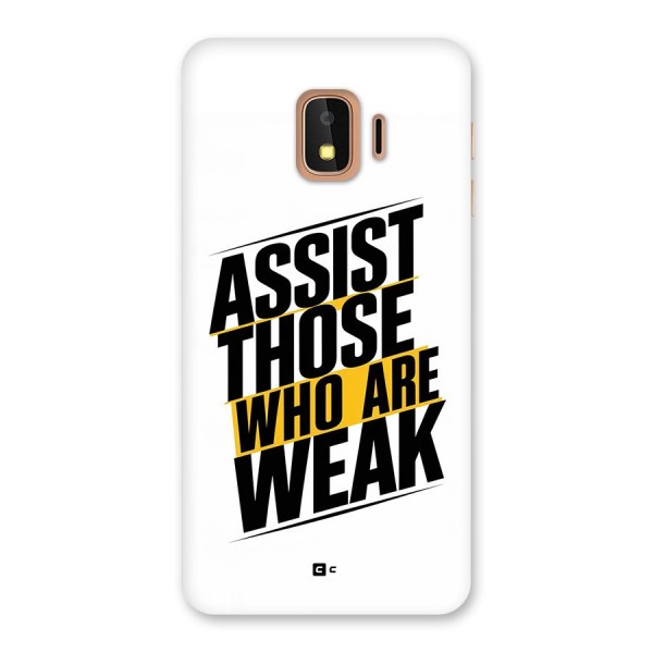 Assist Weak Back Case for Galaxy J2 Core