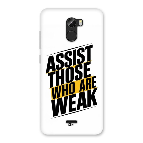 Assist Weak Back Case for Gionee X1