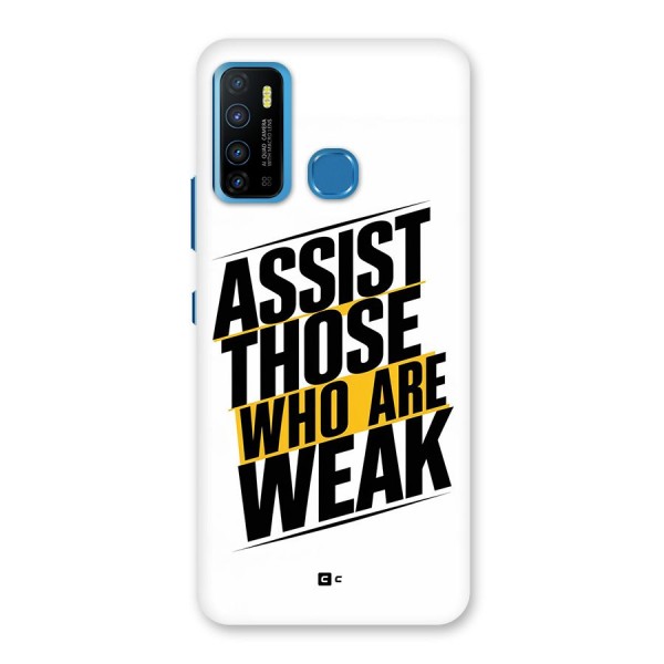 Assist Weak Back Case for Infinix Hot 9