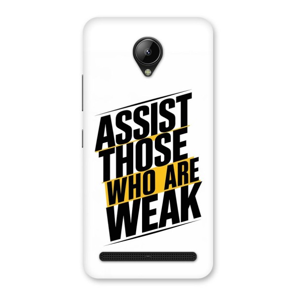 Assist Weak Back Case for Lenovo C2
