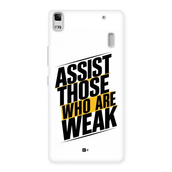 Assist Weak Back Case for Lenovo K3 Note