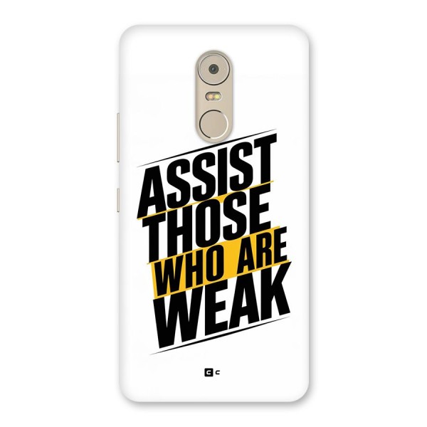 Assist Weak Back Case for Lenovo K6 Note