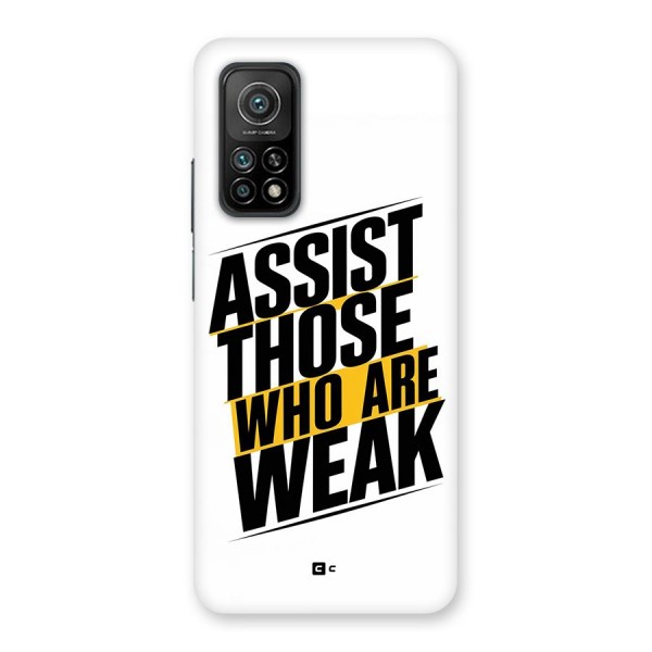 Assist Weak Back Case for Mi 10T 5G