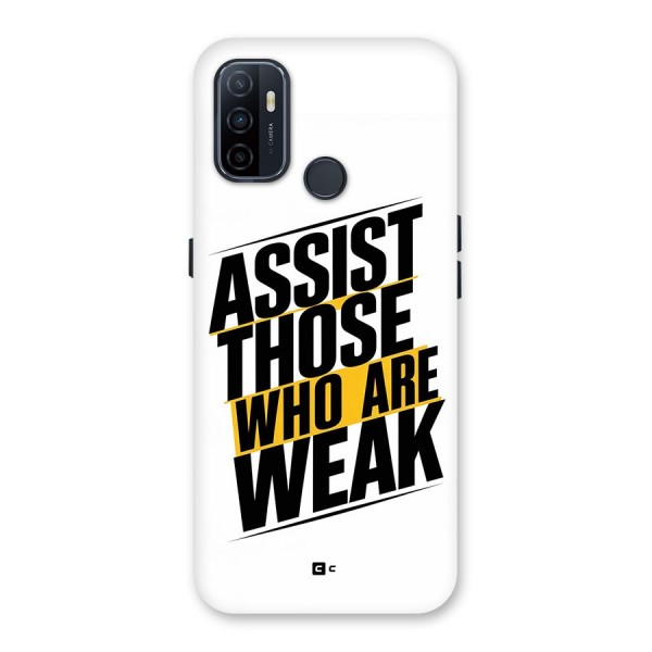 Assist Weak Back Case for Oppo A32