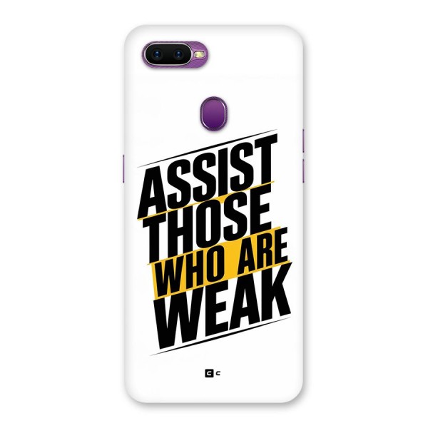 Assist Weak Back Case for Oppo F9