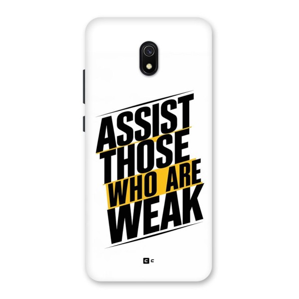 Assist Weak Back Case for Redmi 8A