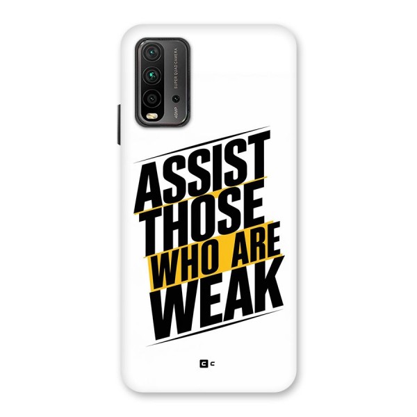 Assist Weak Back Case for Redmi 9 Power