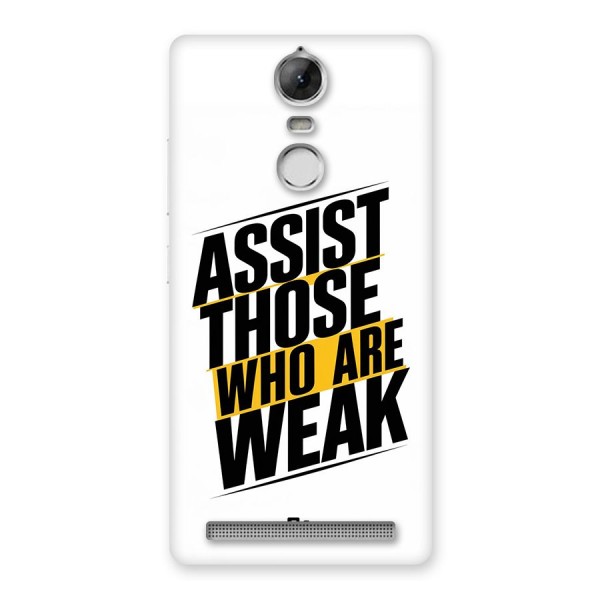 Assist Weak Back Case for Vibe K5 Note