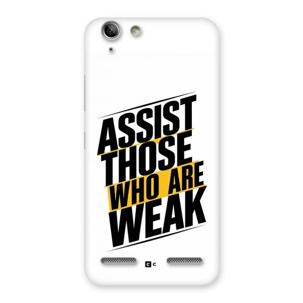 Assist Weak Back Case for Vibe K5 Plus