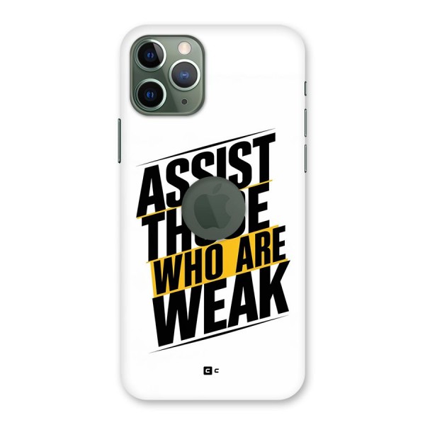 Assist Weak Back Case for iPhone 11 Pro Logo Cut