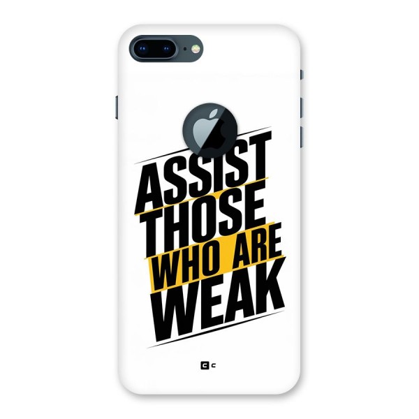 Assist Weak Back Case for iPhone 7 Plus Logo Cut