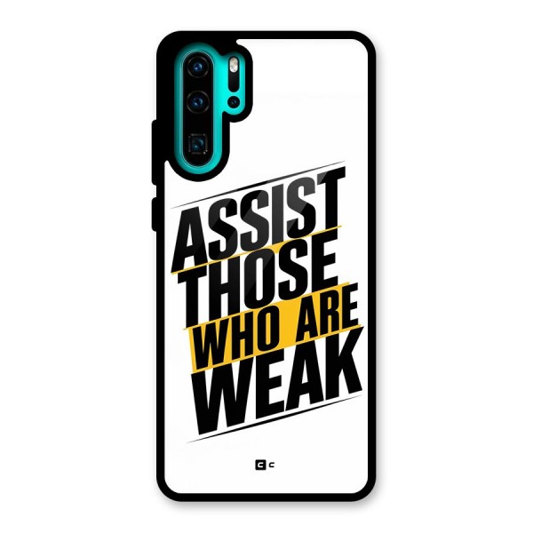Assist Weak Glass Back Case for Huawei P30 Pro
