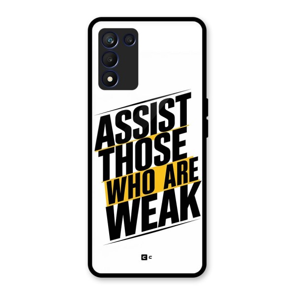 Assist Weak Glass Back Case for Realme 9 5G Speed