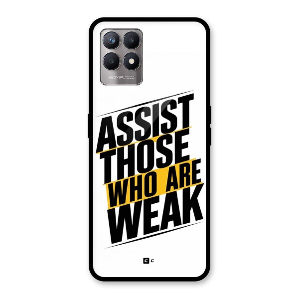 Assist Weak Glass Back Case for Realme Narzo 50