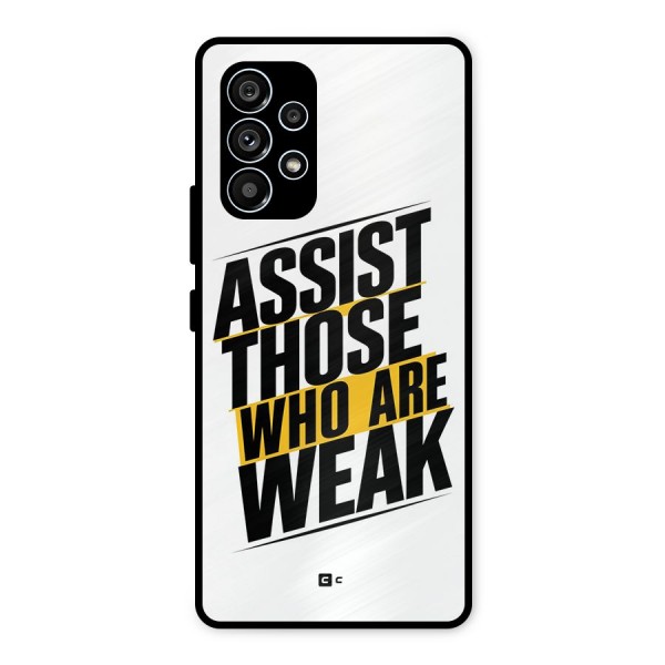 Assist Weak Metal Back Case for Galaxy A53 5G