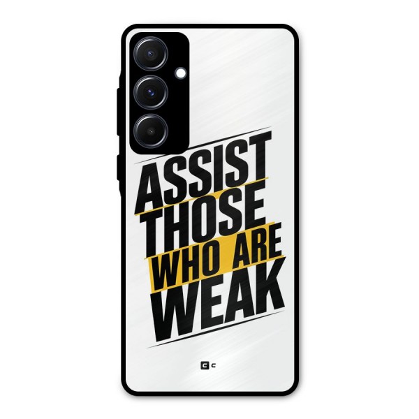 Assist Weak Metal Back Case for Galaxy A55